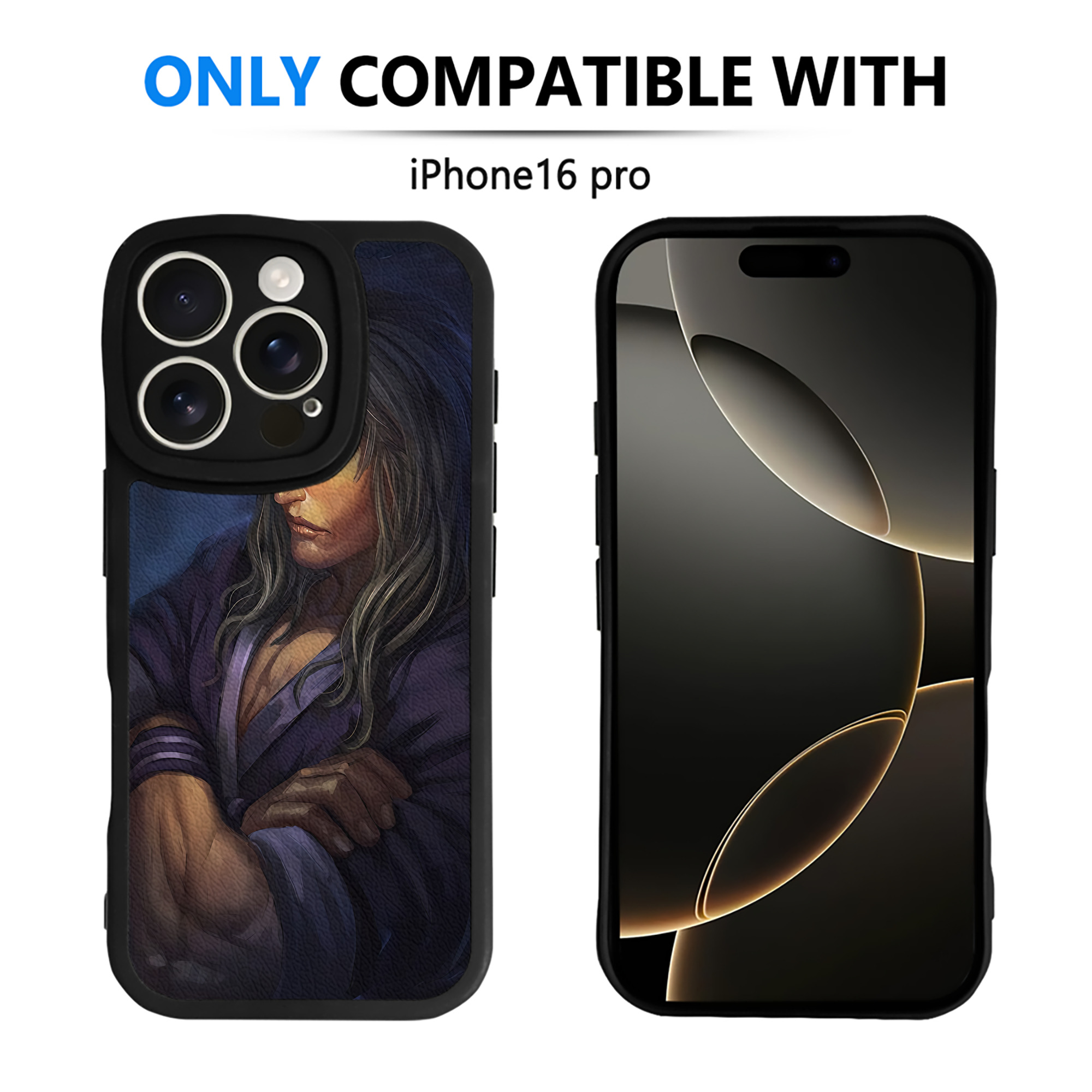 （画像用） 北斗の拳 Fist of the North Star 【iPhone 16シリーズ対応】シリコンスマホケース（レザー調） 材質：シリコン